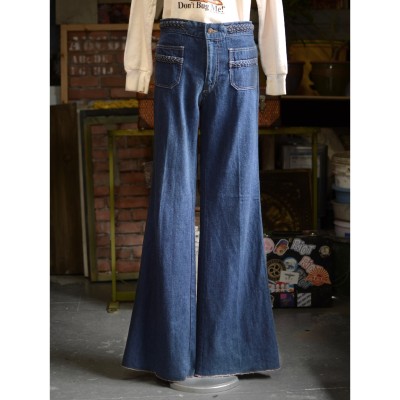 Bell-bottom denim pants | Vintage.City 古着屋、古着コーデ情報を発信