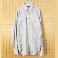 80s USA製 Levis リーバイス フランネル チェック シャツ ライトブルー メンズXL 長袖 アメリカ古着 | Vintage.City Vintage Shops, Vintage Fashion Trends