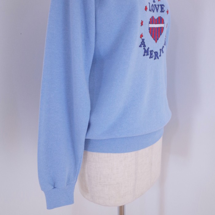 80-90s Embroidery sweat | Vintage.City 古着屋、古着コーデ情報を発信