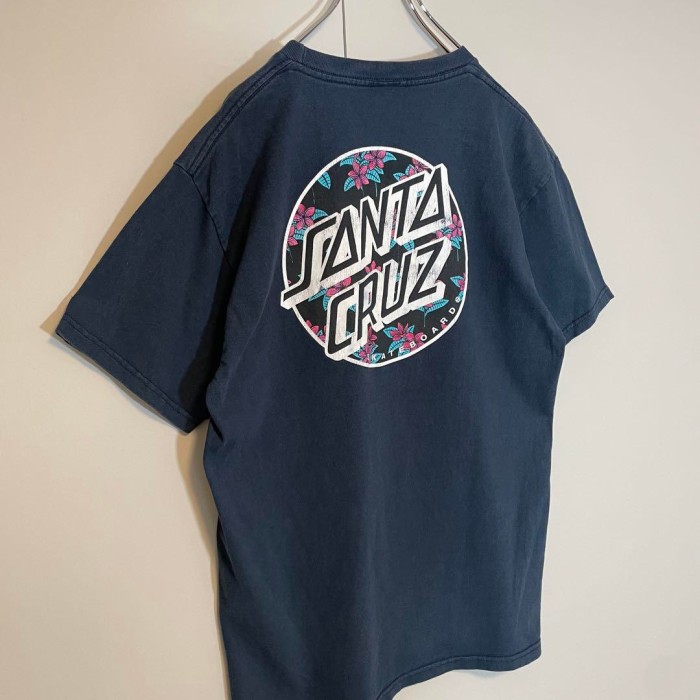 SANTA CRUZ メキシコ製 back print T-shirt size M 配送C サンタクルーズ　バックプリントTシャツ　ビッグロゴ　ストリート | Vintage.City 빈티지숍, 빈티지 코디 정보
