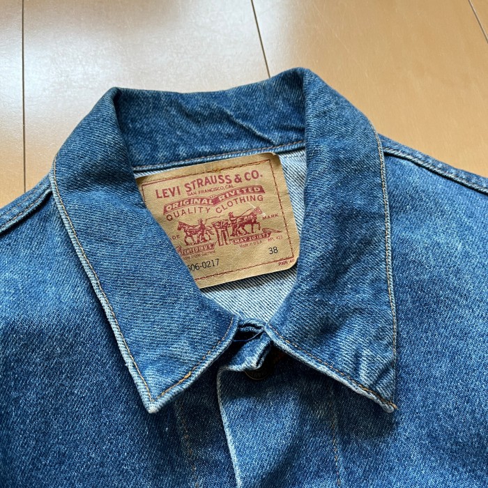 90s Levi's Denim Trucker Jacket 70506 0217 Size38 | Vintage.City 빈티지숍, 빈티지 코디 정보