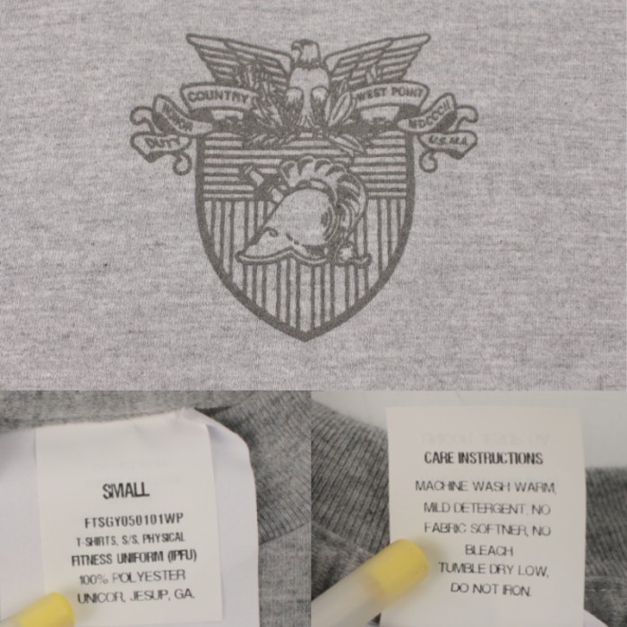 米軍　USMA IPFU Tシャツ　デッドストック (SMALL) ミリタリー  【メール便可】 [9018968] | Vintage.City 빈티지숍, 빈티지 코디 정보