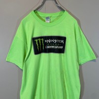 Monster energy drink print T-shirt size L 配送C ギルダンボディ　モンスター　企業系デザイン　プリントTシャツ | Vintage.City 빈티지숍, 빈티지 코디 정보