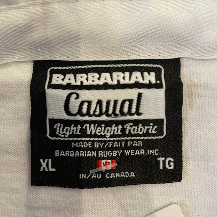 BARBARIAN CASUAL border design rugger shirt | Vintage.City 빈티지숍, 빈티지 코디 정보