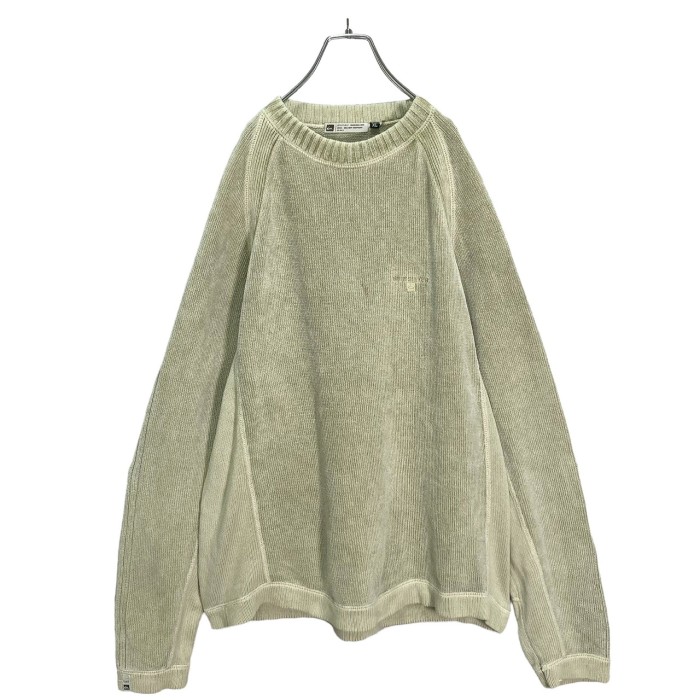 90s QUIKSILVER L/S switching design cotton sweater | Vintage.City 빈티지숍, 빈티지 코디 정보