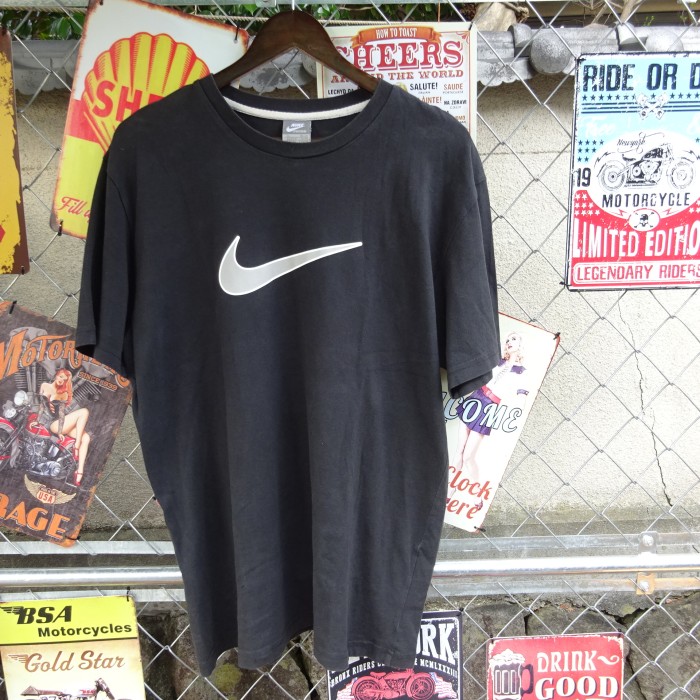 ナイキ Tシャツ XL ブラック ビッグプリント ロゴ シンプル メンズサイズ 9969 | Vintage.City 古着屋、古着コーデ情報を発信