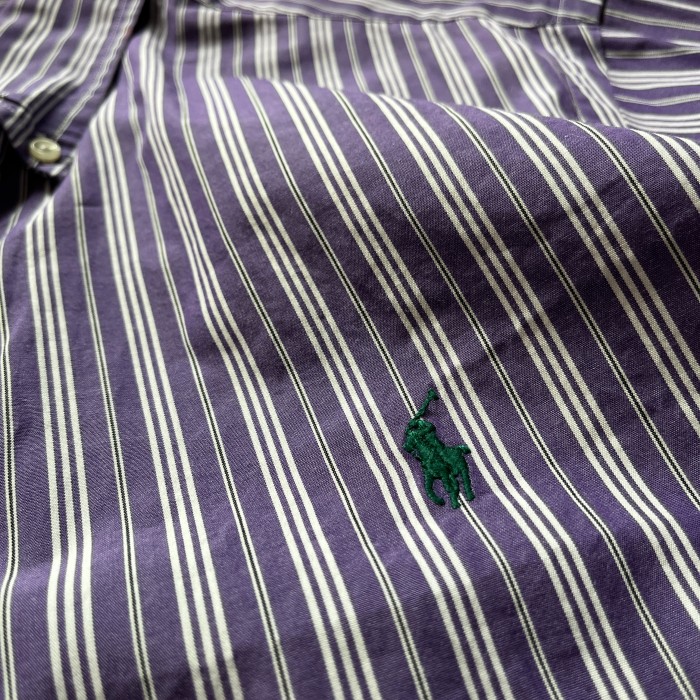 90s Ralph Lauren CUSTOM FIT Stripe Shirt 【PURPLE】 | Vintage.City Vintage Shops, Vintage Fashion Trends