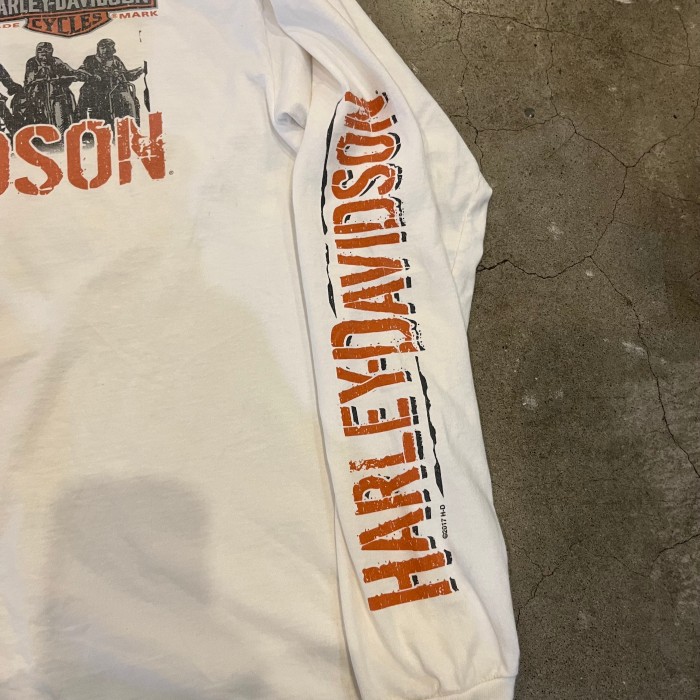 HARLEY DAVIDSON print long sleeve t-shirt | Vintage.City 古着屋、古着コーデ情報を発信