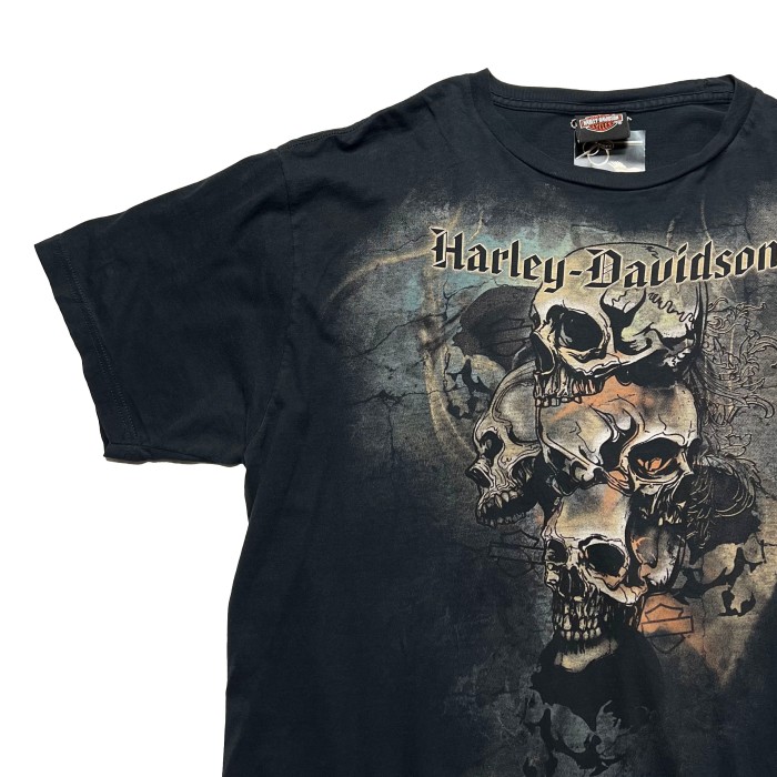 Harley Davidson スカルデザインTee | Vintage.City 古着屋、古着コーデ情報を発信