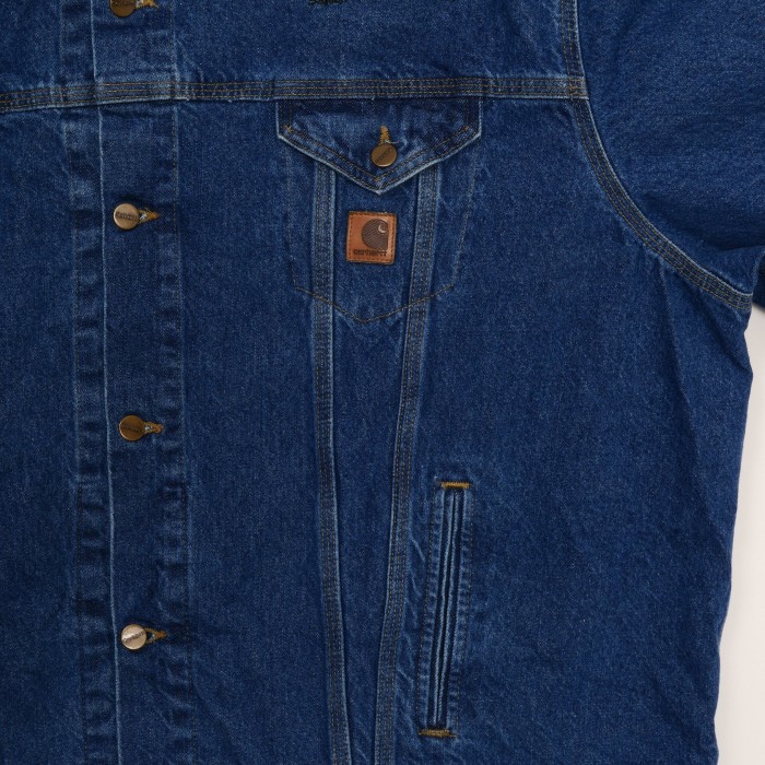 CARHARTT / 90's Denim Jacket 「Des Moines Public Works」 Made in USA -4XL- | Vintage.City 빈티지숍, 빈티지 코디 정보