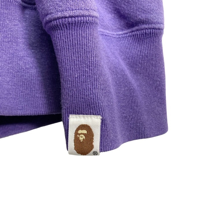 90-00s A Bathing Ape L/S purple sweat pullover hoodie | Vintage.City 古着屋、古着コーデ情報を発信