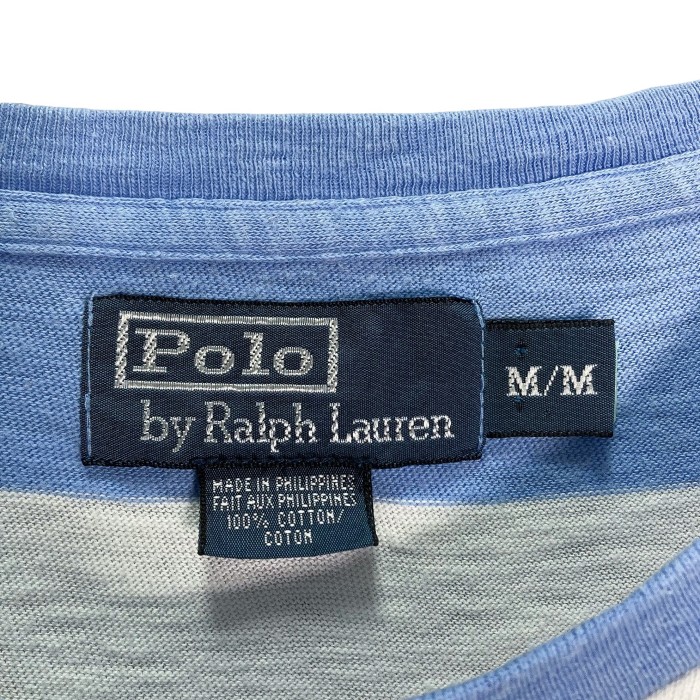 90s Polo by Ralph Lauren L/S wide border pocket T-SHIRT | Vintage.City 古着屋、古着コーデ情報を発信