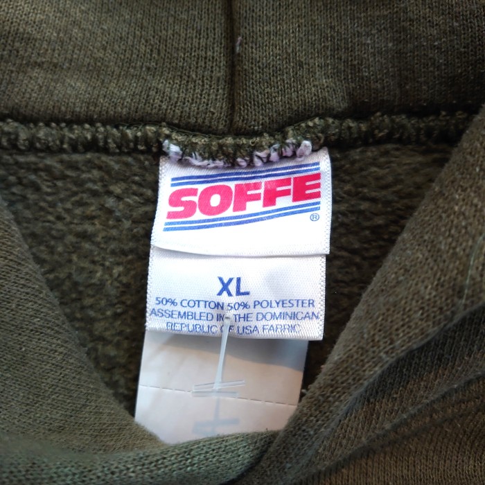 SOFFE USMC print sweat parka | Vintage.City 古着屋、古着コーデ情報を発信