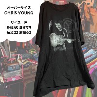 オーバーサイズ　バンドTシャツ　バンT CHRIS YOUNG クリスヤング　 両面プリント | Vintage.City 빈티지숍, 빈티지 코디 정보