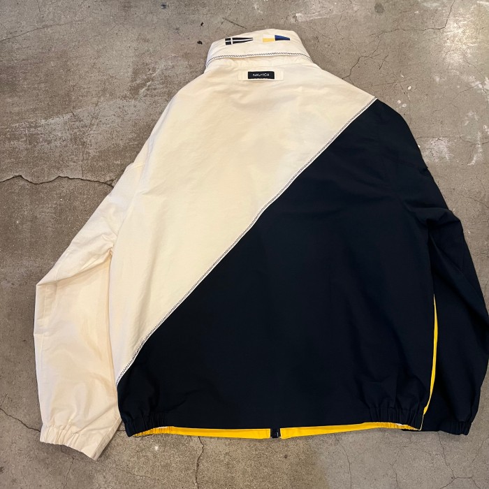 NAUTICA cotton nylon zip up  jacket | Vintage.City 古着屋、古着コーデ情報を発信