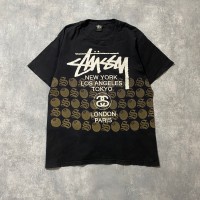 stussy　ステューシー　ワールドツアー　8ボール　ランダムプリント　Tシャツ | Vintage.City 빈티지숍, 빈티지 코디 정보