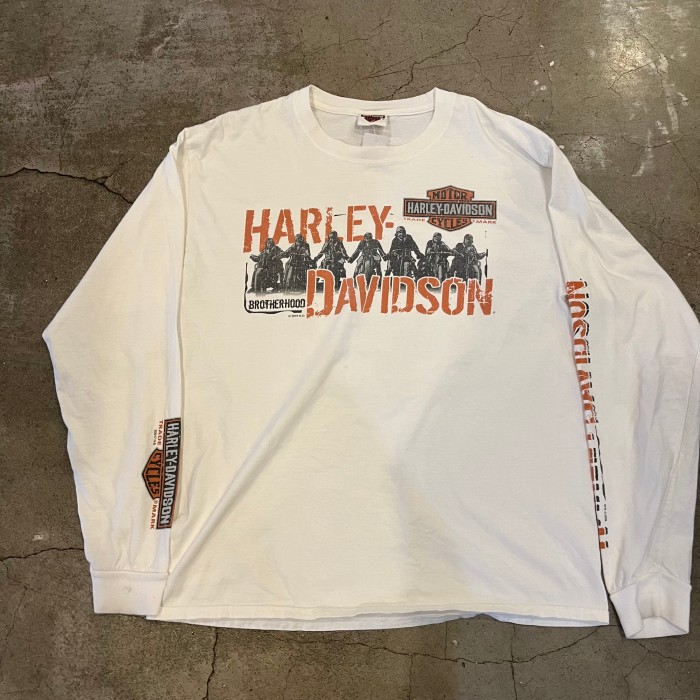 HARLEY DAVIDSON print long sleeve t-shirt | Vintage.City Vintage Shops, Vintage Fashion Trends