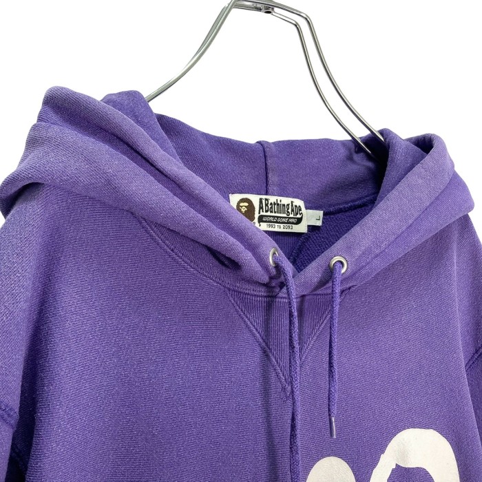 90-00s A Bathing Ape L/S purple sweat pullover hoodie | Vintage.City 古着屋、古着コーデ情報を発信