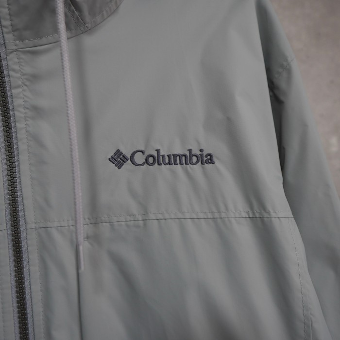 Columbia / コロンビア ナイロンジャケット / ナイロンパーカー ロゴ刺繍 Lサイズ相当 | Vintage.City 빈티지숍, 빈티지 코디 정보