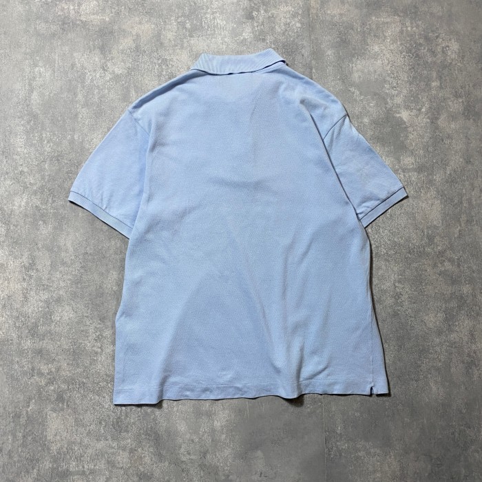 ラコステ　ワンポイント　ワニ　ブルー　ポロシャツ | Vintage.City 古着屋、古着コーデ情報を発信