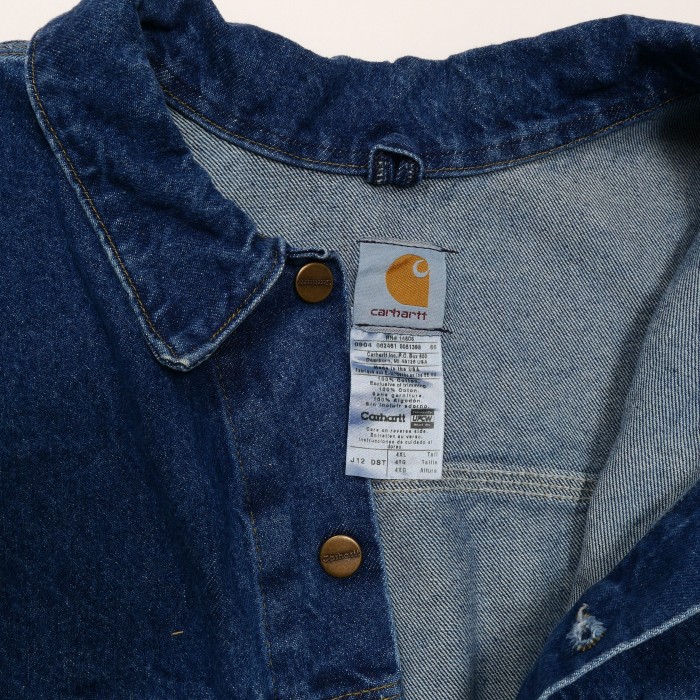 CARHARTT / 90's Denim Jacket 「Des Moines Public Works」 Made in USA -4XL- | Vintage.City 빈티지숍, 빈티지 코디 정보