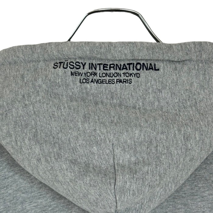 stussy ステューシー パーカー 刺繍ロゴ センターロゴ フードロゴ M / ステューシー | Vintage.City 古着屋、古着コーデ情報を発信