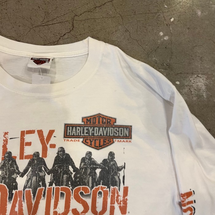 HARLEY DAVIDSON print long sleeve t-shirt | Vintage.City 빈티지숍, 빈티지 코디 정보