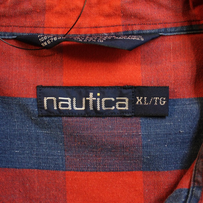 NAUTICA / Plaid L/S BD Shirt / ノーティカ ノーチカ ブロックチェックシャツ XL | Vintage.City 빈티지숍, 빈티지 코디 정보