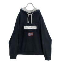 NAPAPIJRI L/S logo embroidered sweat hoodie | Vintage.City 古着屋、古着コーデ情報を発信