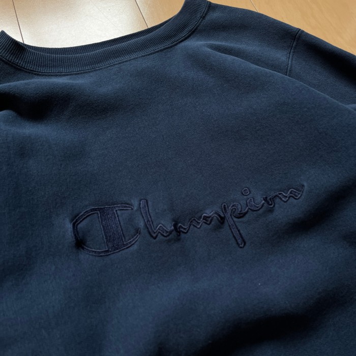 90s Champion Reverse Weave Embroidered Script Logo 【NAVY】 | Vintage.City 빈티지숍, 빈티지 코디 정보