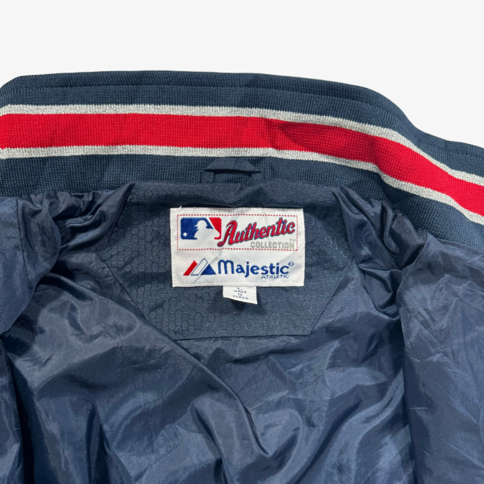 【majestic ATHLETIC】MLB インディアンスロゴ ナイロンジャケット | Vintage.City 古着屋、古着コーデ情報を発信