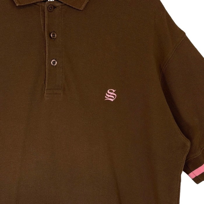 stussy ステューシー ポロシャツ L 刺繍ロゴ ワンポイントロゴ | Vintage.City 古着屋、古着コーデ情報を発信