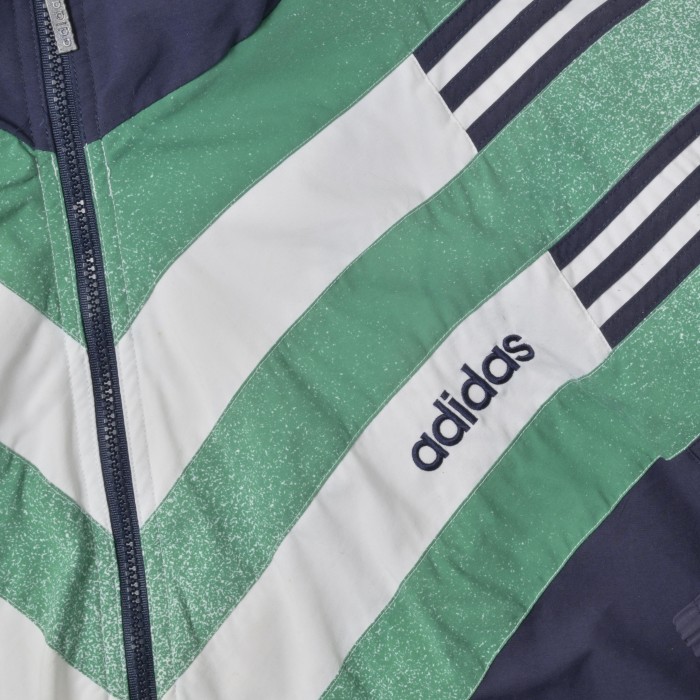 ADIDAS / アディダス 80's～90's Stripe Poly Jacket -XL- | Vintage.City 古着屋、古着コーデ情報を発信
