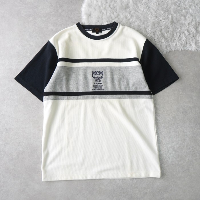 MCM / エムシーエム Tシャツ ロゴ刺繍 XLサイズ相当 | Vintage.City 古着屋、古着コーデ情報を発信