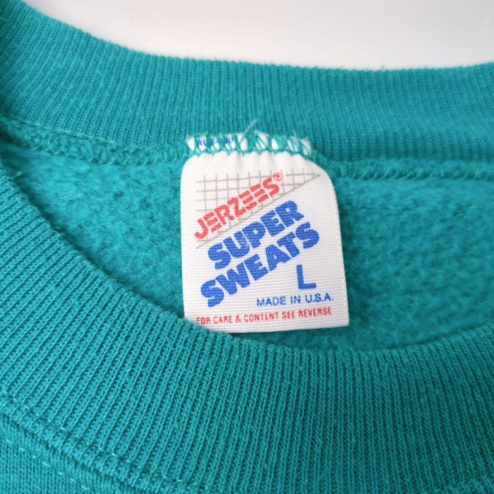 90s ジャージーズ 無地 ヴィンテージスウェット ティファニーブルー JERZEES Tiffany Blue Plain Sweatshirt Vintage | Vintage.City 古着屋、古着コーデ情報を発信
