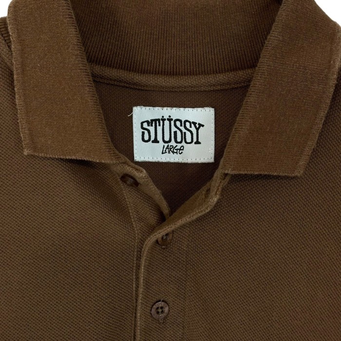 stussy ステューシー ポロシャツ L 刺繍ロゴ ワンポイントロゴ | Vintage.City 古着屋、古着コーデ情報を発信