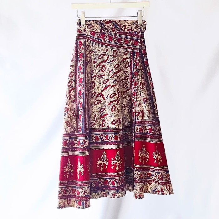 6-70s vintage パキスタンコットンラップスカート | Vintage.City 古着屋、古着コーデ情報を発信