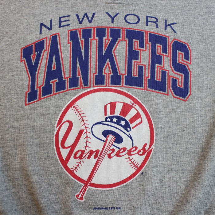 1990's STARTER MLB New York Yankees / Sweatshirt / 1990年代 スターター ニューヨーク・ヤンキース スウェット イタリア製 L | Vintage.City 빈티지숍, 빈티지 코디 정보