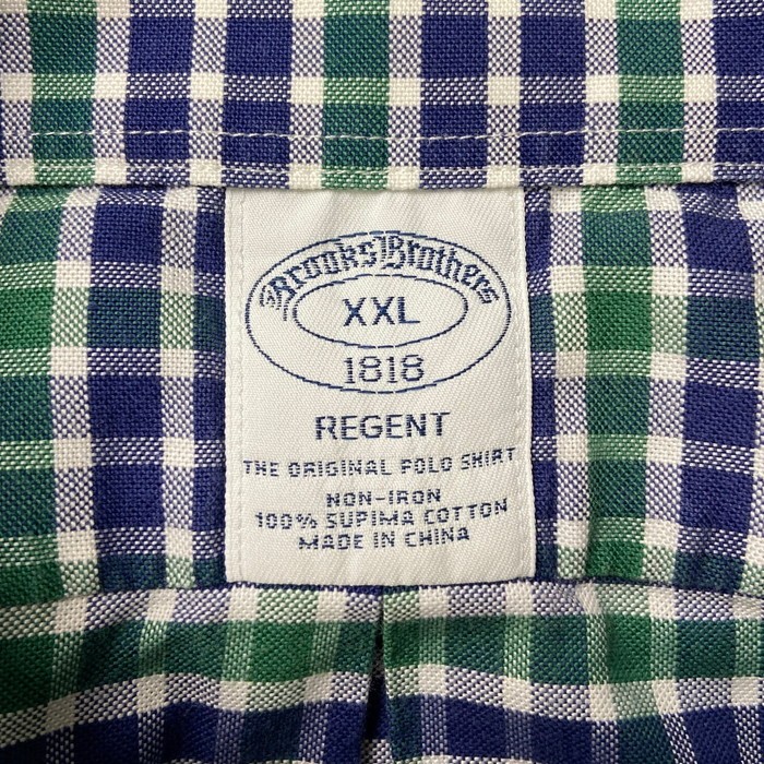 Brooks Brothers REGENT ブルックスブラザーズ 長袖 チェックシャツ メンズ2XL | Vintage.City 古着屋、古着コーデ情報を発信