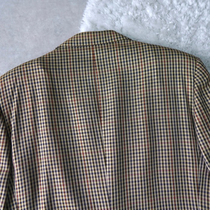 Yves Saint Laurent / イヴ・サンローラン テーラードジャケット 1990年代製 / シングルブレスト / チェック柄 / 総裏地 / ノーベント L~XLサイズ相当 | Vintage.City 古着屋、古着コーデ情報を発信