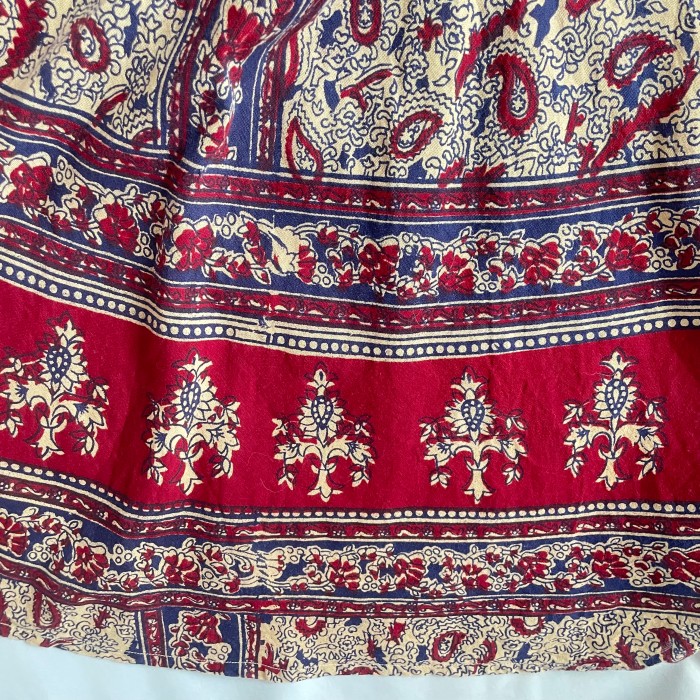 6-70s vintage パキスタンコットンラップスカート | Vintage.City 古着屋、古着コーデ情報を発信