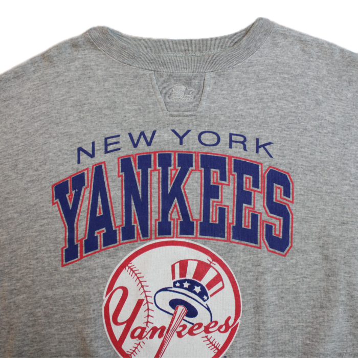 1990's STARTER MLB New York Yankees / Sweatshirt / 1990年代 スターター ニューヨーク・ヤンキース スウェット イタリア製 L | Vintage.City 古着屋、古着コーデ情報を発信