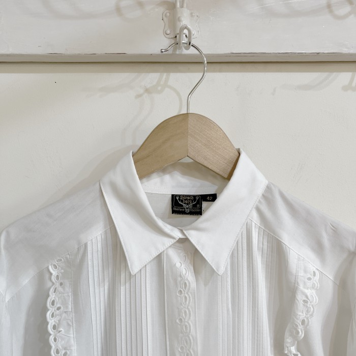 used euro White blouse | Vintage.City 古着屋、古着コーデ情報を発信