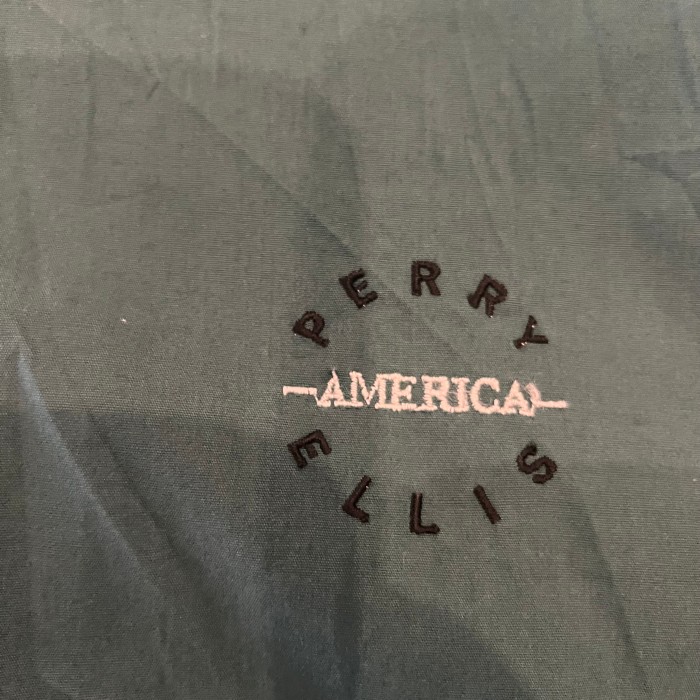 PERRY ELLIS polyester cotton zip up jacket | Vintage.City 빈티지숍, 빈티지 코디 정보