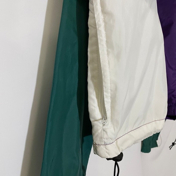 90s NIKE 銀タグ ナイロンジャケット 紫 緑 白 M | Vintage.City 古着屋、古着コーデ情報を発信