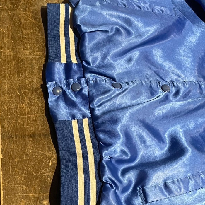 90s AUBURN sportswear ナイロンスタジャン　アメリカ製　ブルー　ラグラン　C436 | Vintage.City 빈티지숍, 빈티지 코디 정보