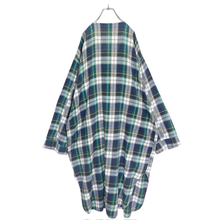 80-90s ST.JOHN'S BAY cotton check nel shirt one piece | Vintage.City 古着屋、古着コーデ情報を発信