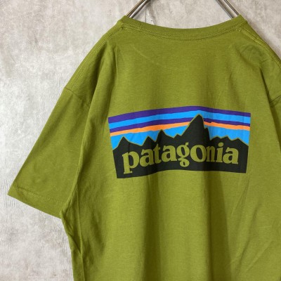 Patagonia backprint T-shirt size M 配送A パタゴニア　バックプリントTシャツ　メキシコ製　抹茶グリーン | Vintage.City 古着屋、古着コーデ情報を発信