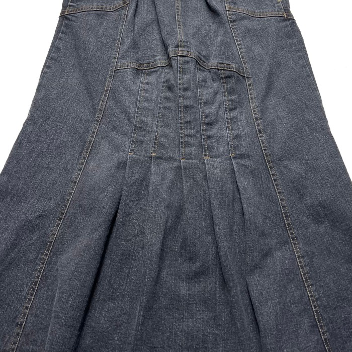 フレア× Y2Kデザイン デニムロングスカート | Vintage.City 빈티지숍, 빈티지 코디 정보
