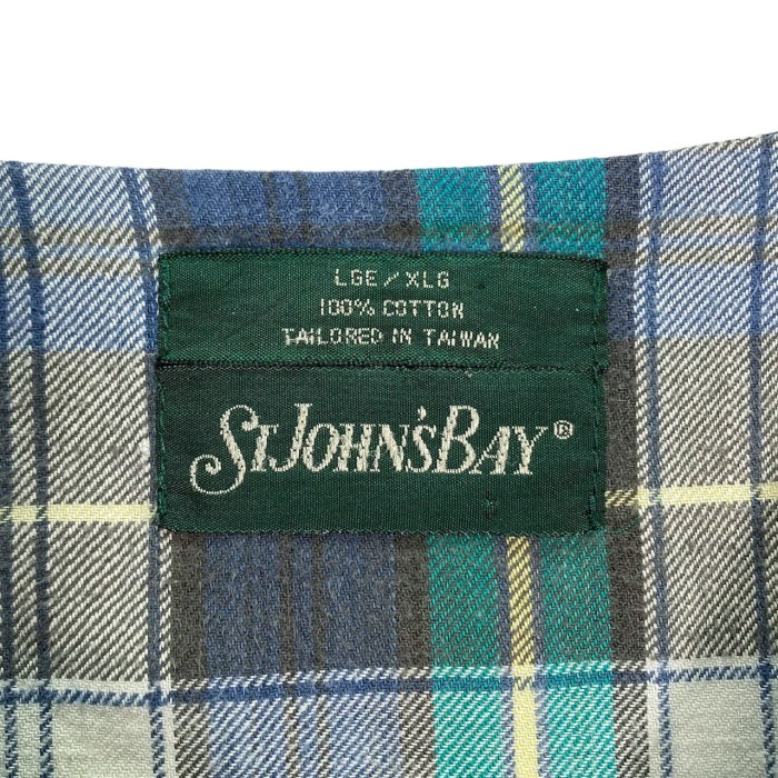 80-90s ST.JOHN'S BAY cotton check nel shirt one piece | Vintage.City 古着屋、古着コーデ情報を発信